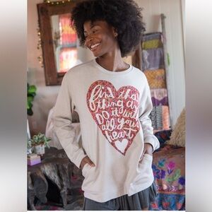 Natural Life Heart Sweatshirt